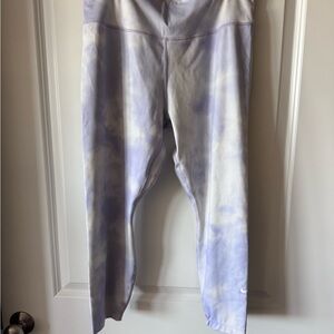 Nike Leggings - Light Purple Tie-Dye